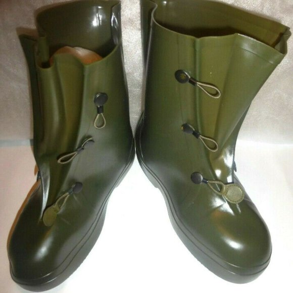 Aigle Thick Heavy Duty RUBBER BOOTS Slip on Rain Boots Garden Boots Farm Boots - Picture 2 of 6